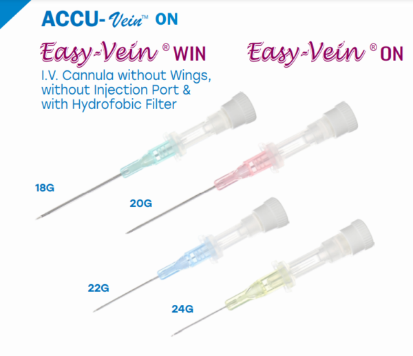 I.V. Cannula | Accu-Vein ON, Easy-Vein WIN, Easy-Vein ON